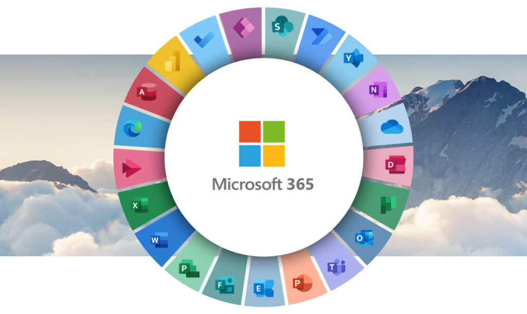 Microsoft 365 Diagram of service's